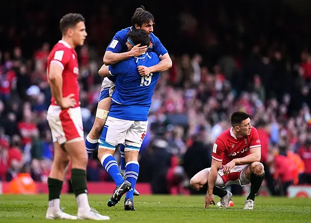 Italy stunned Wales in Cardiff in the final round of last year's Guinness Six Nations