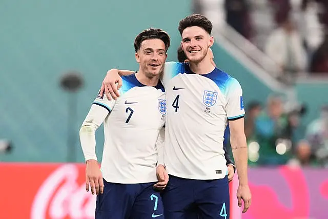 Rice admits he understands if Jack Grealish (left) struggled with his big price tag