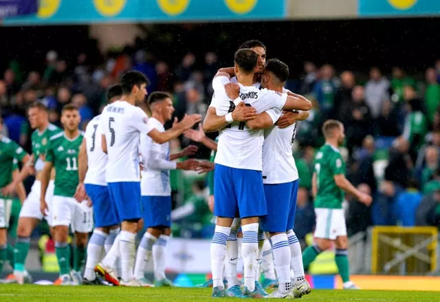 Greece beat Northern Ireland home and away during their successful Nations League campaign