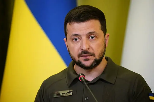 Ukrainian President Volodymyr Zelensky 