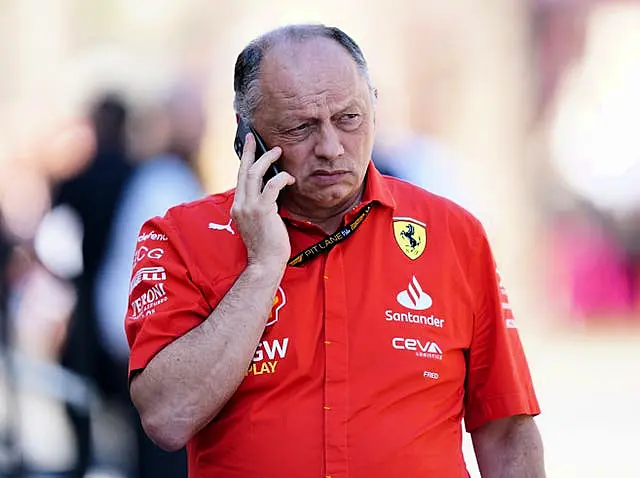 Ferrari team principal Fred Vasseur 