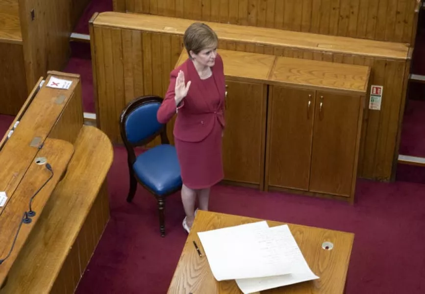 First Minister sworn in – Edinburgh