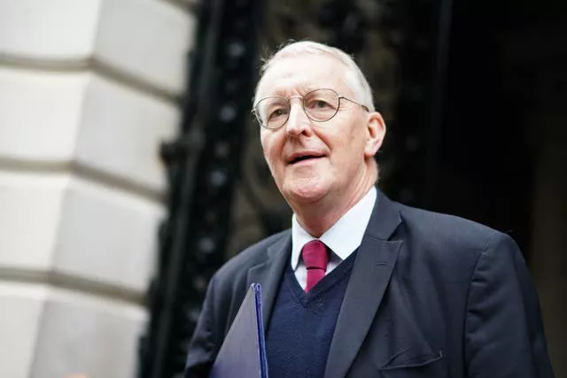 Northern Ireland Secretary Hilary Benn