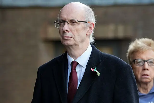 Former choirmaster and teacher David Pickthall arriving at Chelmsford Crown Court, in Essex (Lucy North/PA)