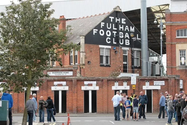 Craven Cottage, home of Fulham FC (Phil Cole/PA)