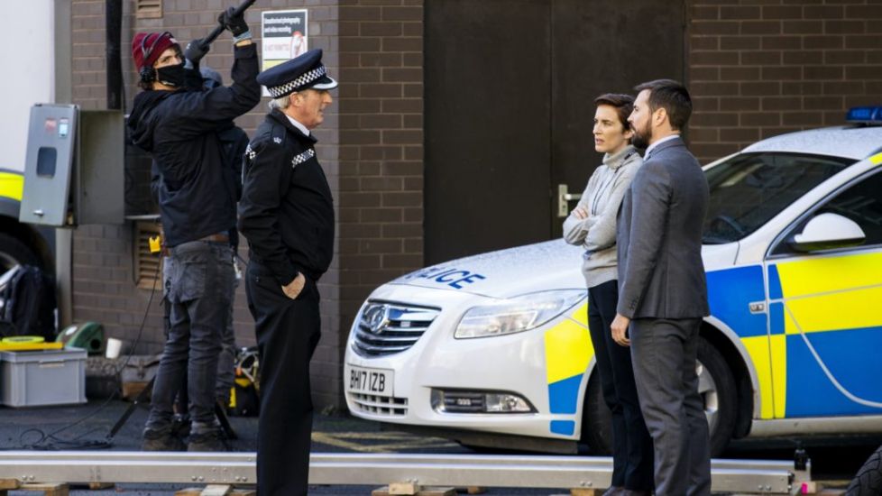 Vicky Mcclure, Martin Compston And Adrian Dunbar Film Line Of Duty In Belfast
