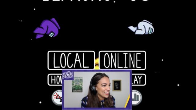 Ocasio-Cortez Streams To 400,000 On Twitch In Among Us Voter Drive
