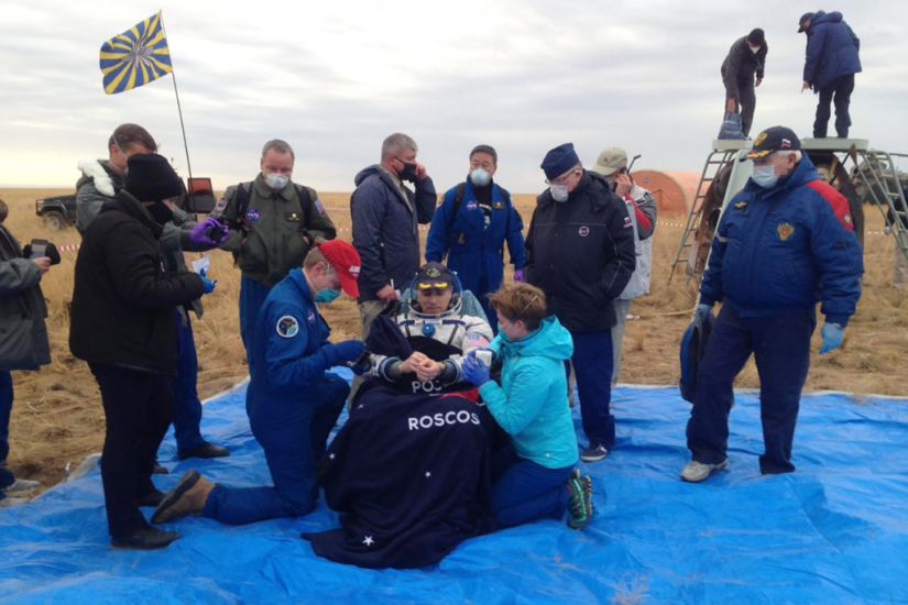 Trio Who Lived On Space Station For Six Months Return To Earth Safely