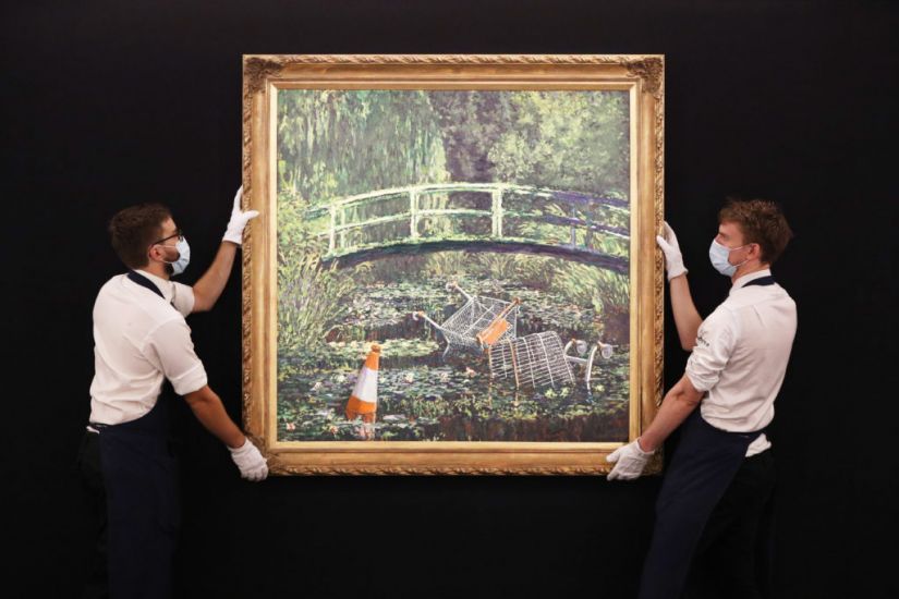 Banksy’s Reimagining Of Monet Smashes Expectations At Auction