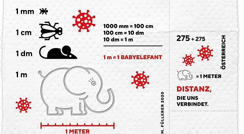 Austria Prints Covid-19 Postage Stamp On Toilet Paper