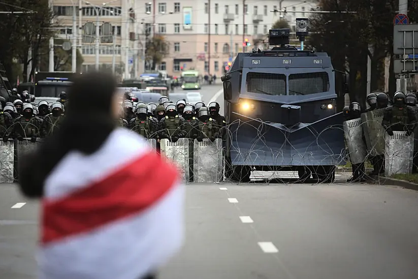 Protesters Demand Resignation Of Belarus Leader Amid Threat Of Strikes