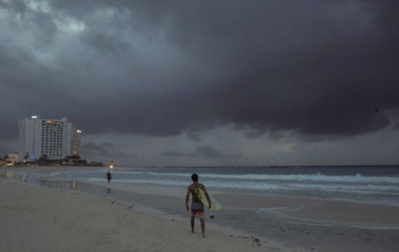 Hurricane Zeta Makes Landfall On Yucatan Peninsula