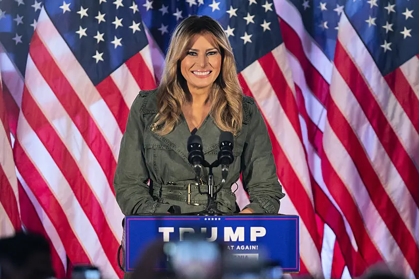 Melania Trump Criticises Biden And Democrats In First Solo Campaign Stop