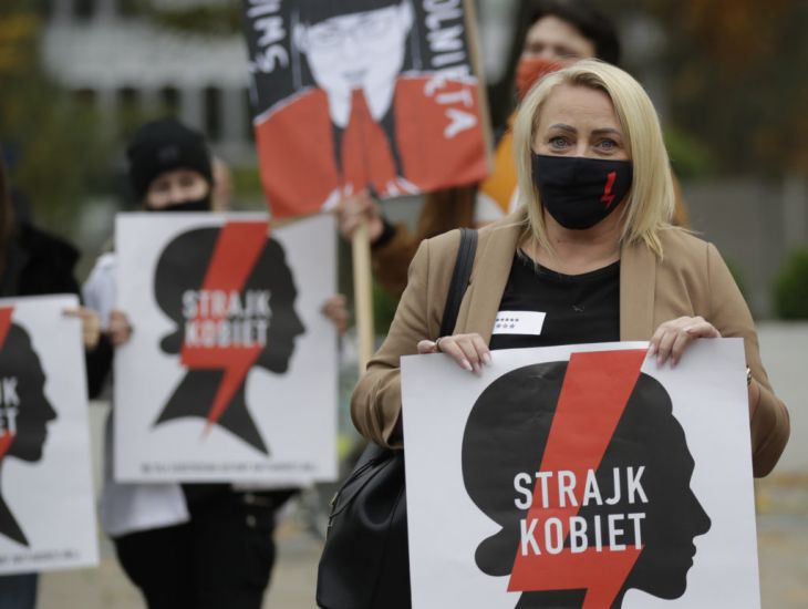 Nationwide Strike And Protests Take Place In Poland After Abortion Ruling