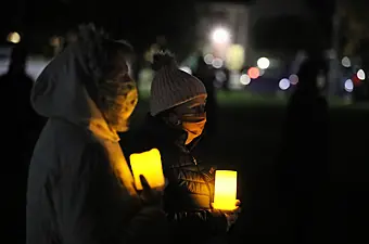 Vigil Held As Bodies Of Mother And Two Children Removed From Dublin House