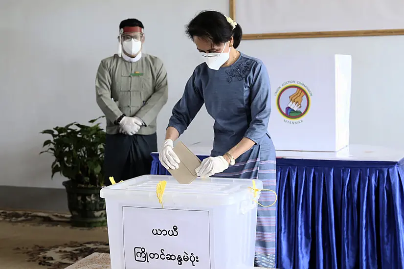 Myanmar’s Army-Backed Party Alleges 'Contentious Events' During Election