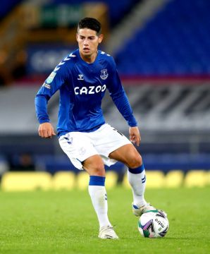 Everton To Rest James Rodriguez Over Fitness Concerns