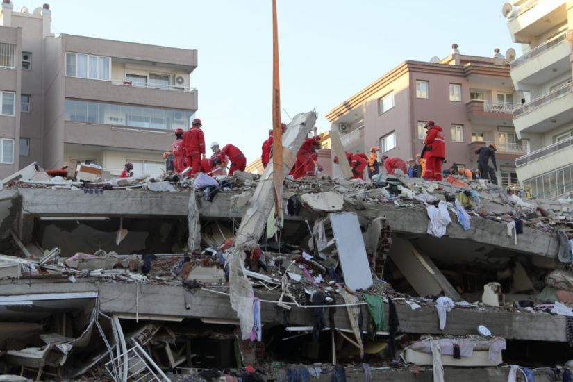 Rescuers Search For Survivors As Aegean Earthquake Death Toll Rises To 27