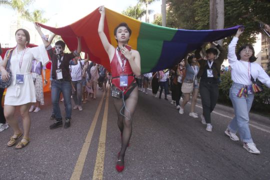 Huge Crowd Turns Out For Lgbt March In Taiwan