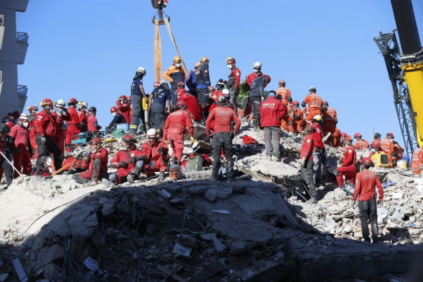 Rescue Workers Pull 70-Year-Old Man From Turkey Earthquake Rubble