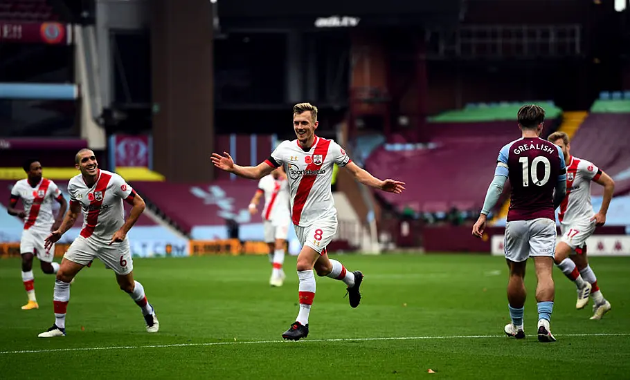 James Ward-Prowse Fires Freekick Double As Southampton Sink Faltering Villa