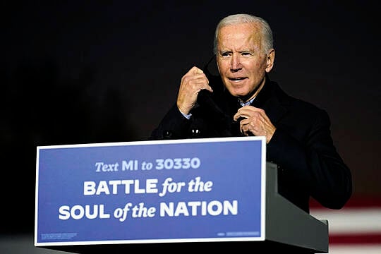 Joe Biden Focuses On Key State Of Pennsylvania On Last Sunday Of Campaign