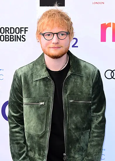 Ed Sheeran Puts One Of His Paintings Up For Charity Auction