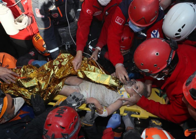 Rescuers Pull Girl From Rubble Four Days After Turkey Earthquake