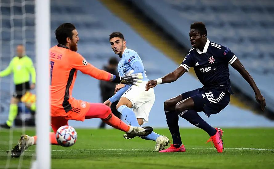 Manchester City Beat Olympiacos To Maintain Perfect Champions League Start