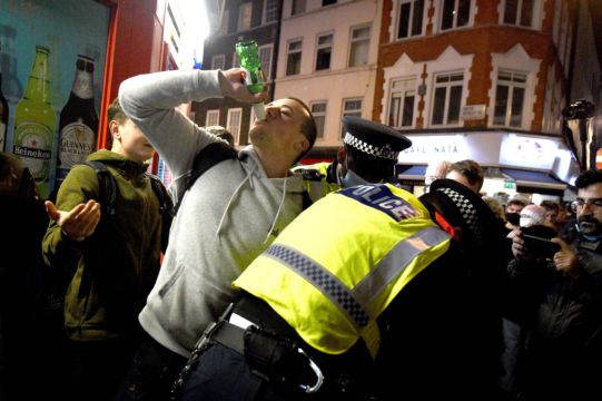 Police Attacked In England As Revellers Party Before Lockdown