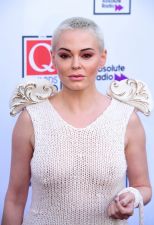 Rose Mcgowan Breaks Her Arm While Reading Us Election Results