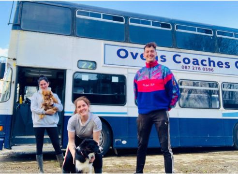 Lockdown Projects: Cork Siblings Turning A Dublin Bus Into An Airbnb