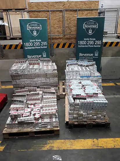 Revenue Seize 423,000 Cigarettes Worth €296,000 At Dublin Port