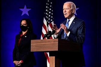 Joe Biden Says ‘We’re Going To Win This Race’ But Does Not Declare Victory