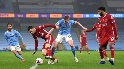 Man City And Liverpool Share Spoils After De Bruyne Penalty Miss