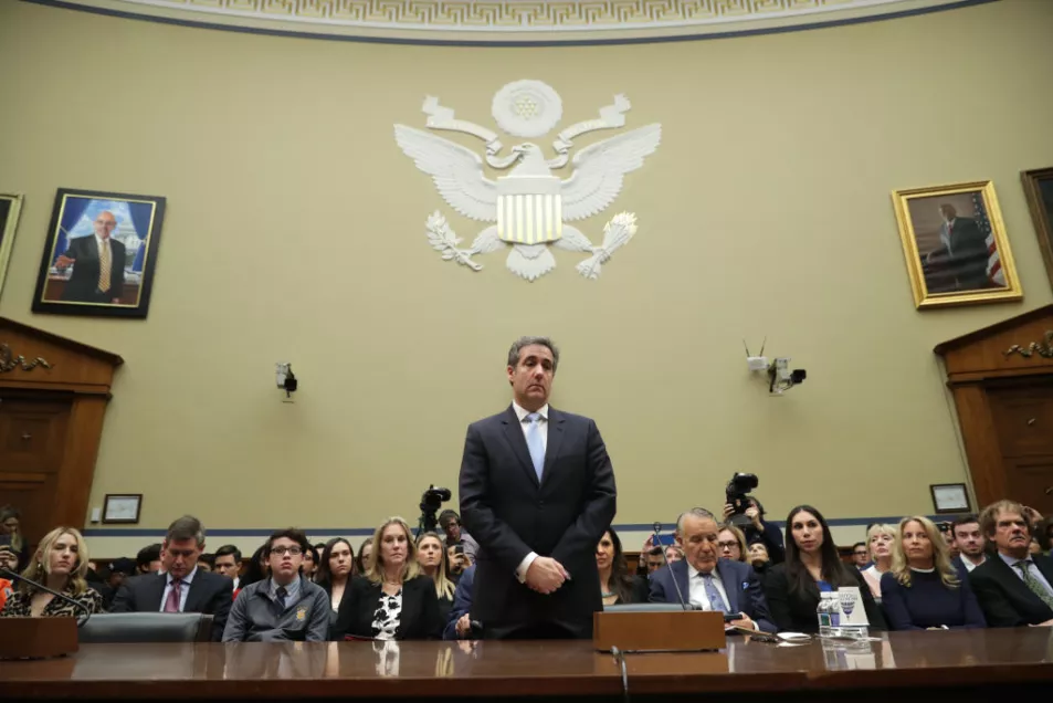 Former Trump Lawyer Michael Cohen Testifies Before House Oversight Committee