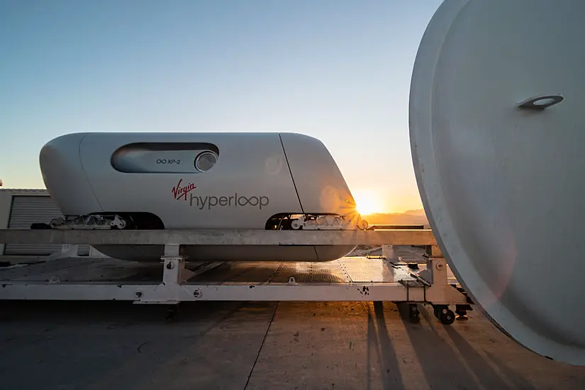 Watch As The First Passengers Try Hyperloop In Nevada Desert