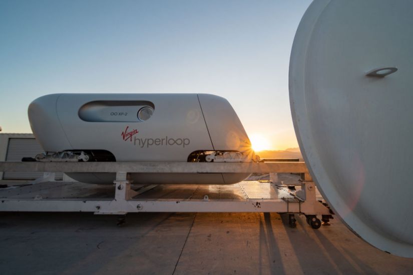 Watch As The First Passengers Try Hyperloop In Nevada Desert