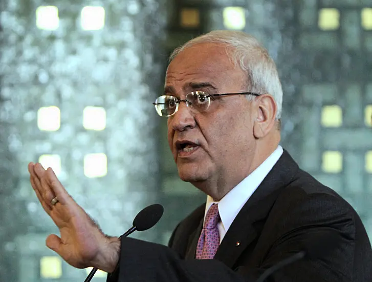 Long-Standing Palestinian Spokesman Saeb Erekat Dies Aged 65