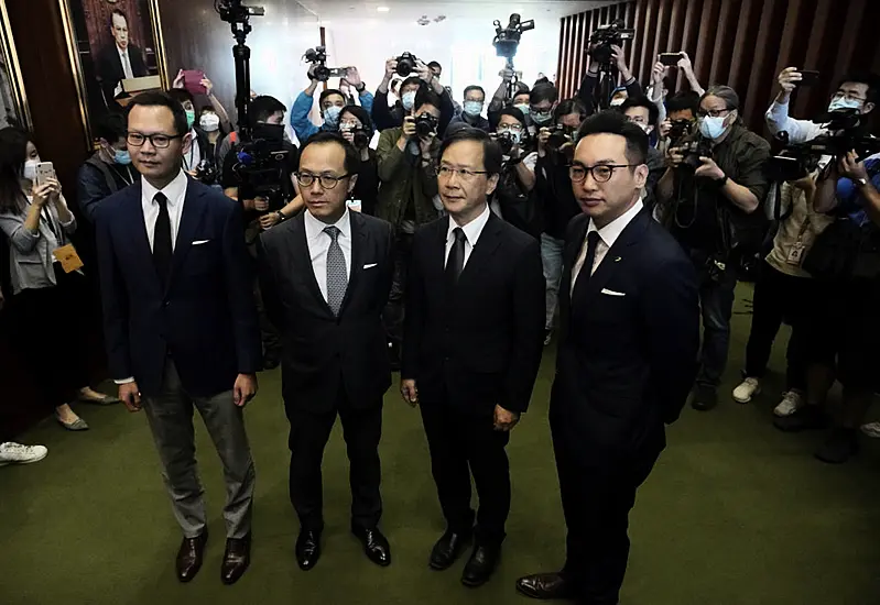 Hong Kong Disqualifies Four Pro-Democracy Legislators