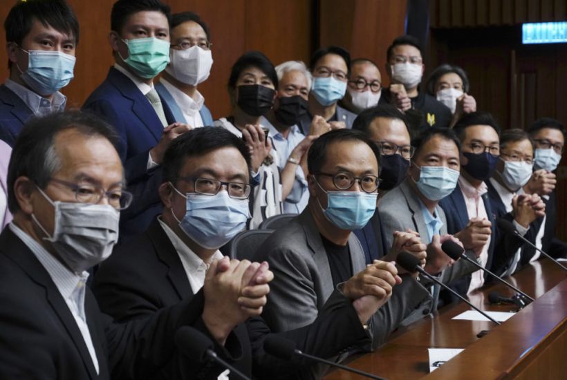Hong Kong’s Pro-Democracy Legislators To Resign En Masse