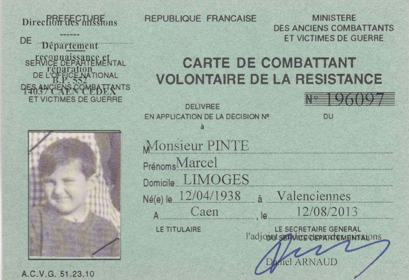 Six-Year-Old French Resistance Agent Honoured