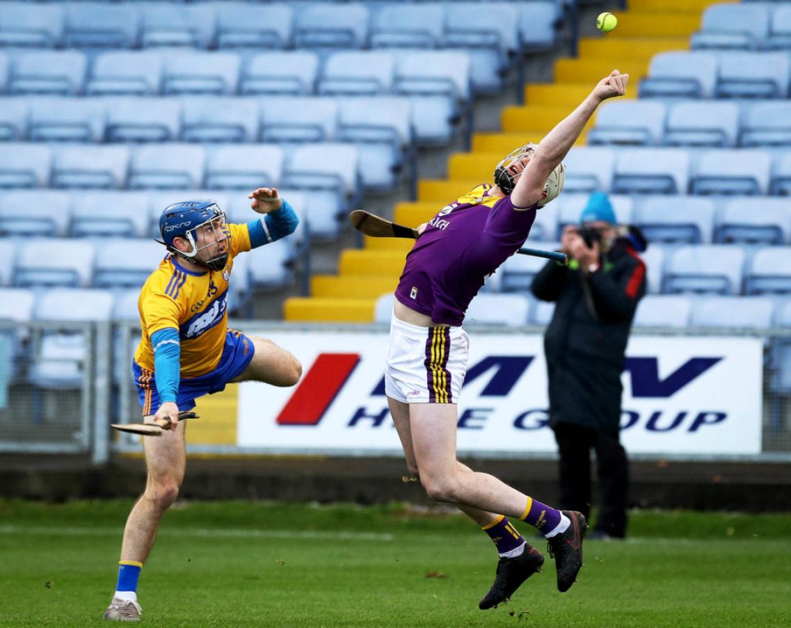 Clare's Shane O'donnell And Liam Ryan Of Wexford. Credit ©Inpho/Lorraine O’sullivan