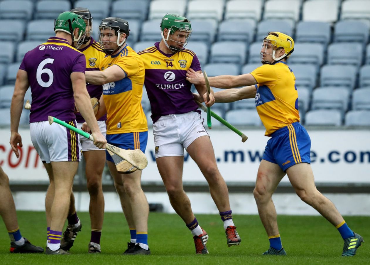 Tempers Ran High In O'moore Park, With Nine Yellow Cards Shown. Credit ©Inpho/Lorraine O’sullivan