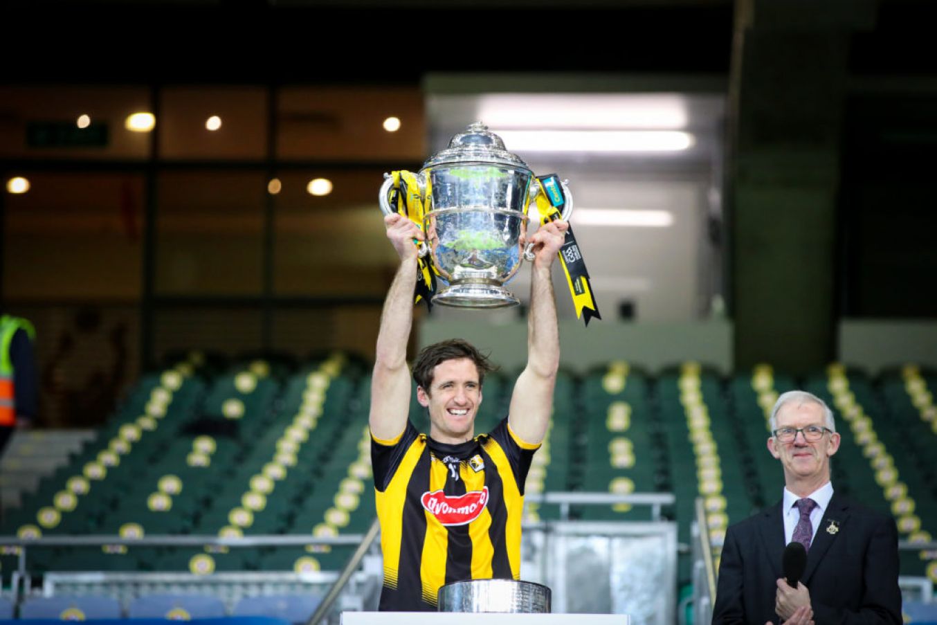 Kilkenny Captain Colin Fennelly Lifts The Bob O’keeffe Cup. Credit ©Inpho/Ryan Byrne
