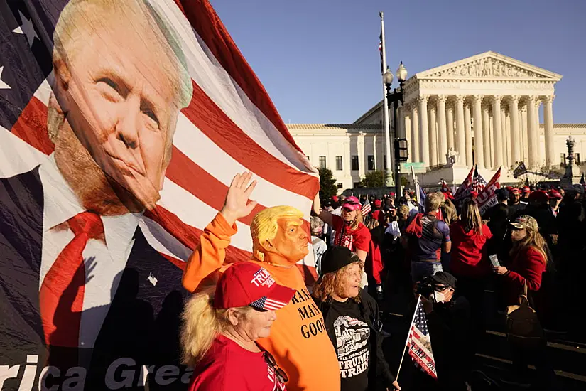 Stabbing And Arrests As Trump Supporters Clash With Rivals During Protests