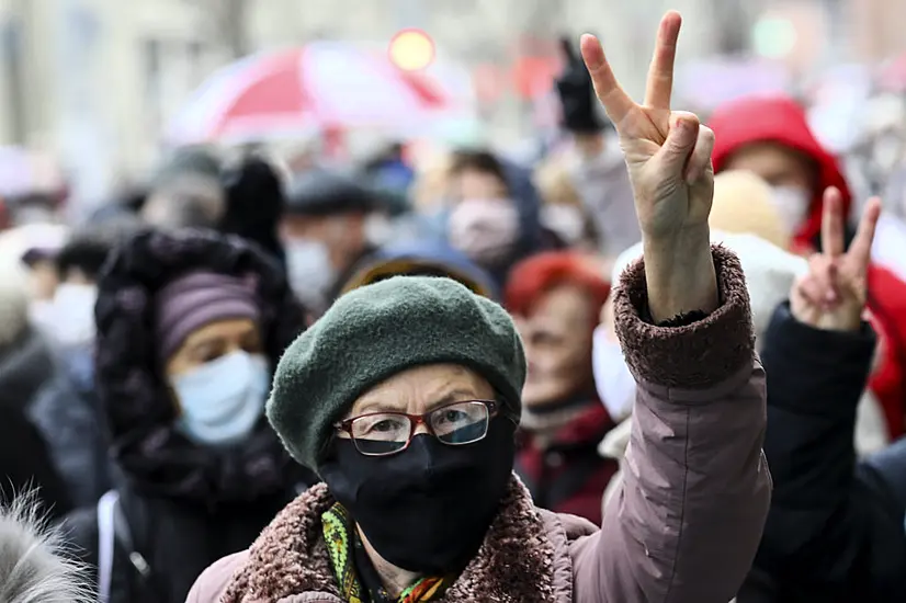 Retirees Protest Against Belarus Leader On 100Th Day Since Vote