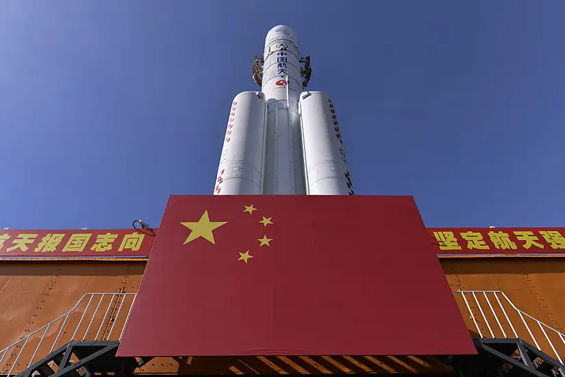 China Positions Rocket Ahead Of Ambitious Lunar Mission