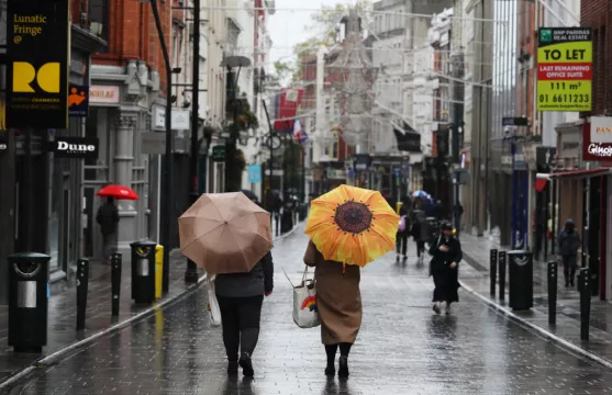 Unsettled Weekend Ahead As Yellow Weather Warning Issued For Half The Country