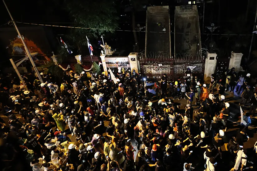 Peaceful Protests Follow Violent Clashes In Bangkok